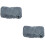 2St Herinneringsstenen Grijs Resin Graf Decoratieset 5
