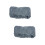 2St Herinneringsstenen Grijs Resin Graf Decoratieset 6