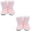 2Paren Roze Indoor Dikke Vloerlaarzen Antislip 6
