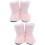 2Paren Roze Indoor Dikke Vloerlaarzen Antislip 7