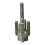 4-Point Pipe Threading Tool for PVC, Internal & External, Drill-Compatible, Rethreading Kit, Silver, 2.36" 2