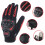 2-Pack Motorcycle Gloves XXL Black/Green 8