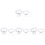 4Sets Witte Bruiloft Jarretels Met Strik Elegant Design 2