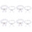 4Sets Witte Bruiloft Jarretels Met Strik Elegant Design 5
