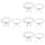 4Sets Witte Bruiloft Jarretels Met Strik Elegant Design 6