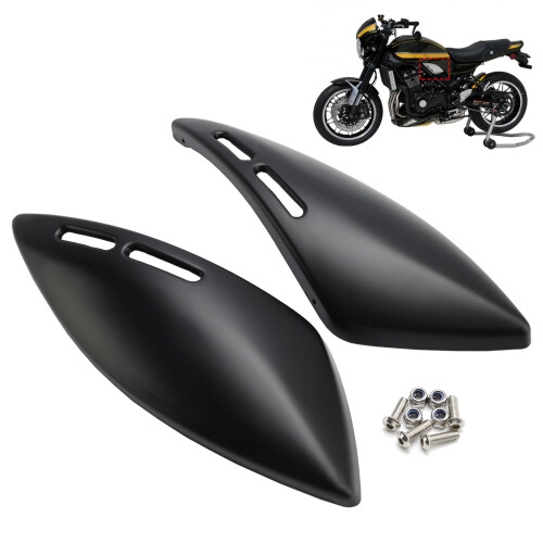 Πλαϊνό κάλυμμα ρεζερβουάρ βενζίνης για Kawasaki Z900RS2018-2024Ματ μαύρο 1