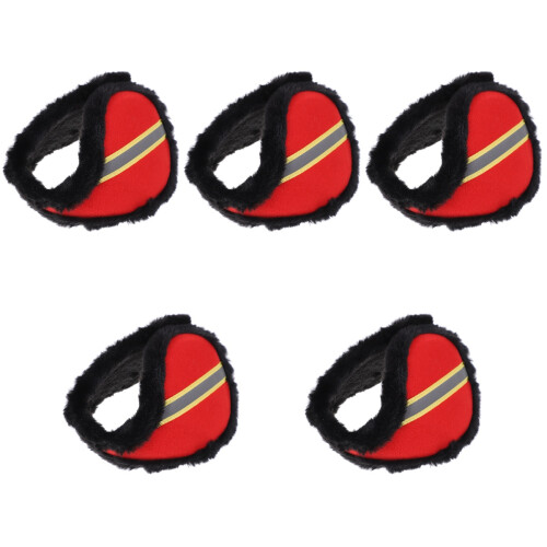 5St Rood Oorverwarmers Dames Comfortabel Warm 1