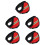 5St Rood Oorverwarmers Dames Comfortabel Warm 5