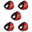 5St Rood Oorverwarmers Dames Comfortabel Warm 7