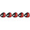 5St Rood Oorverwarmers Dames Comfortabel Warm 8
