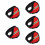 5St Rood Oorverwarmers Dames Comfortabel Warm 9