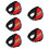 5St Rood Oorverwarmers Dames Comfortabel Warm 10