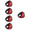 5St Rood Oorverwarmers Dames Comfortabel Warm 11