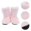 3Paren Paar Dikke Roze Home Floor Boots Warm Model Antislip 10