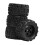 4 τεμάχια ελαστικά αυτοκινήτου RC, ζάντες, πλήμνες, υψηλή αντοχή στη φθορά για 5