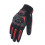 Motorcycle Gloves Unisex Black-Red L Touchscreen 7