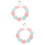 2St Adjustable En Gebreide Halsband Decoratief 6