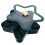 2St Groen Plastic Multi-Vak Candy Serve Tray Vormig Voor Feest 3