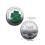Lucky Coin Four Leaf Clover Elephant 1pc 3