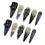 (M) Elegant Black French False Nails 4