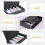 Glasses Organizer 5 Slots PU Storage Case for Eyewear 8