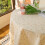Nappe en coton et lin lavable et infroissable 90 x 60 cm 4