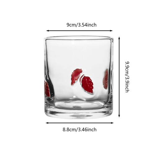 Ποτήρια χυμού Maple Leaf Icon - 14oz Old Fashioned Icon Stemless Juice Drinking Juice, ποτήρια καφέ, ποτήρια για 2