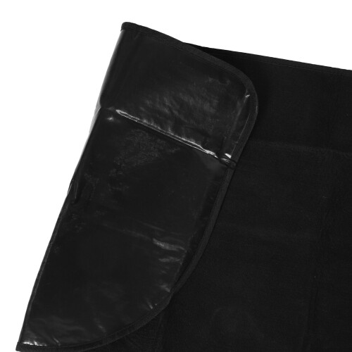 Tapis de cheminée ignifugé noir (1 pièce) 2