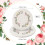 4 τεμάχια σουβέρ ποτών με λουλούδια, στρογγυλό χαλάκι ποτηριών με σχέδιο 2