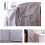 Πολυλειτουργική τσάντα περιπατητή, Oxford Fabric Grey, 50 x 12 εκ. 3