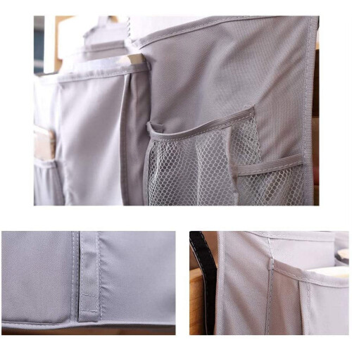 Πολυλειτουργική τσάντα περιπατητή, Oxford Fabric Grey, 50 x 12 εκ. 2