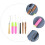 7Pcs Bent Latch Hook Crochet Kit with Comfortable Grip for Braids and Dreadlocks 3