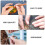7Pcs Bent Latch Hook Crochet Kit with Comfortable Grip for Braids and Dreadlocks 7