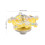 Parrot Rotating Rattle Toy Hanging Spinning Wheel for 4