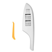 Ornament panou cotiera ușii interioare pentru Corolla 2007-2013, ramă comutator geam cu efect decorativ și protecție împotriva zgârieturilor,