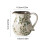 Ceramic Vintage Flower Vase, Khaki, 1 pc 3