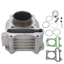 Kompletní sada horního konce pro motor GY6 60CC4Stroke, sada válců s vysoce pevným, nerezovým těsněním pístních kroužků a odolnou
