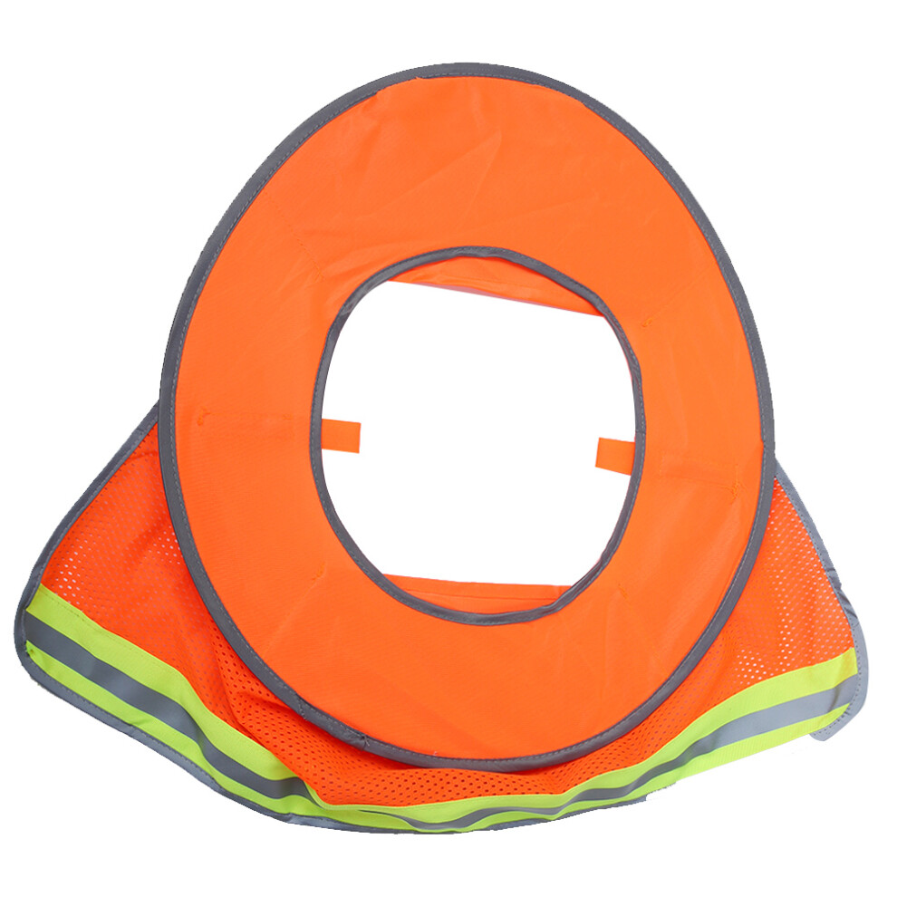 Hard Hat Visor For Sun And Heat Protection, Hard Hat Shade With Breathable Mesh Fabric And High Visibility Reflective Trim, Universal Fit Full Brim 9557311636202