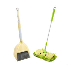 Toy Mop Set for Toddlers, Role Play Cleaning Kit with Child Friendly Design, Pretend Play Accessories Including Lightweight Handle, Water-Absorbing