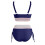Women's Plunge Bikini Top Seersucker 5