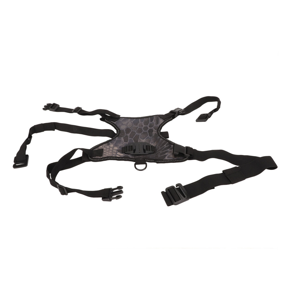 Elastic Resistant To Pull Camera Harness With Lens Hold-Down Strap And Quick Release Base, Security And Stability Dslr Compatible Breathable Mesh 9014198298423