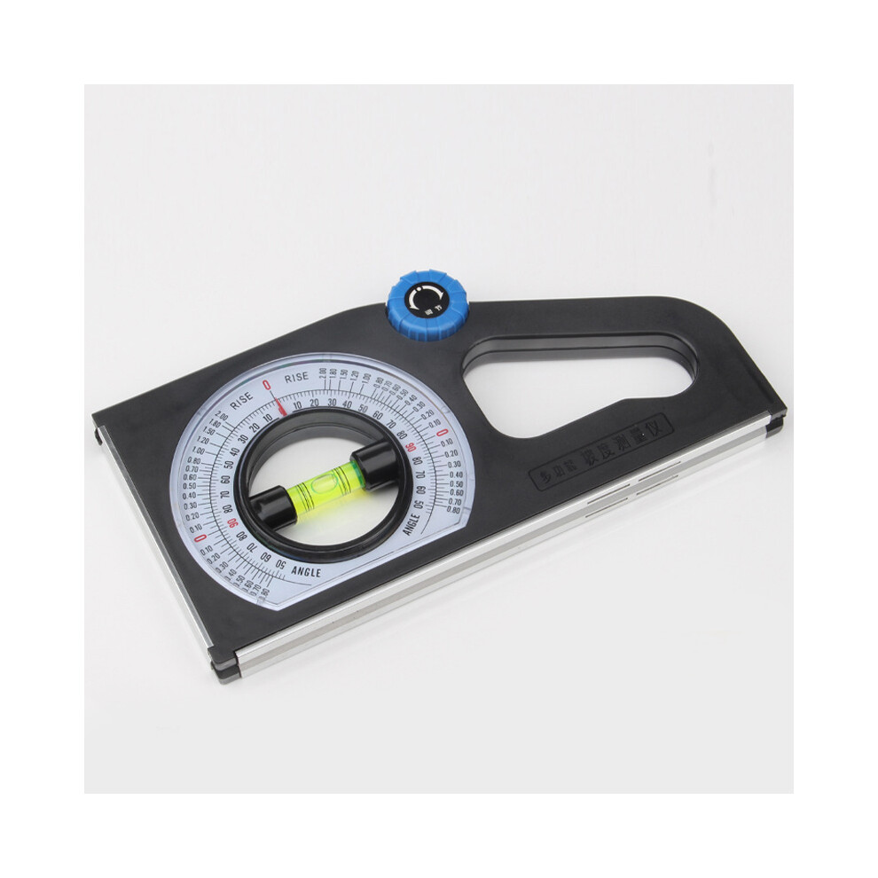 Universal Slope Measuring Ruler For Accurate Angle Verification, Multifunction Angle Meter With Rotating Scale And Level Indicator, Engineering 9557311633744