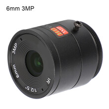 High-Quality Lens for Security Optics, Fixed Lens with HD3MP CS Mount and Focus Fixed Design, CS Mount Lens for1/2.5Inch Sensors, Clear Vision and