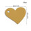Gold Heart Gift Tags Festive Packaging 50 pcs 7