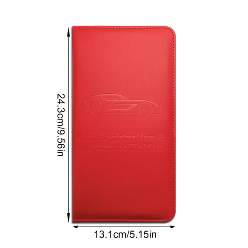 Vehicle Document Case PU Leather 1 Piece 2