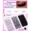 Wispy Lash Clusters with Spikes, 2 Bottom Lashes, 150D D-Curl, 300 pcs – Compatible with Individual Lash Extensions 5