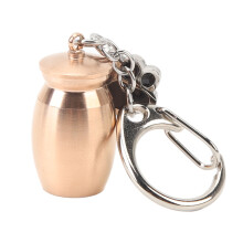 Pet Cremation Jewelry for Ashes, Pet Memorial Urn Mini Pet Keepsake Urn Waterproof Pet Urns Keychain, Stainless Steel Cat Ashes Urn with Sealing Ring