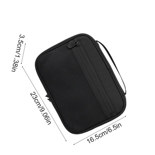 Multi-Compartment Travel Organizer Pouch for Cables, Mouse and Phone, Versatile Small Electronics Accessories Carry Case 2