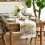 Easter Table Runner – Spring Rabbit Design, Linen Dining Table Cover for Holiday Decor, Brunch & Dinner (B) 4