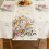 Easter Table Runner – Spring Rabbit Design, Linen Dining Table Cover for Holiday Decor, Brunch & Dinner (B) 5